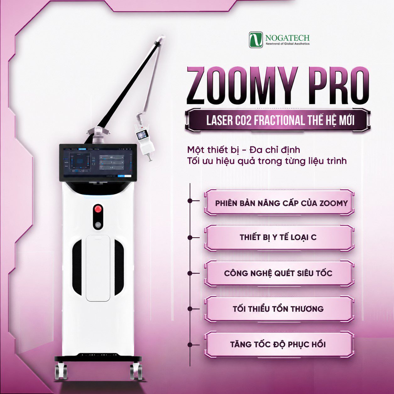 Máy Laser CO2 Fractional ZoomY Pro 3 Laser CO2 Fractional ZoomY Pro - 2